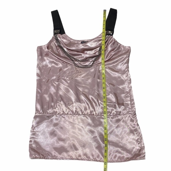 WET Seal Silky Lavender Beaded Tunic Tank Top L - Picture 3 of 9